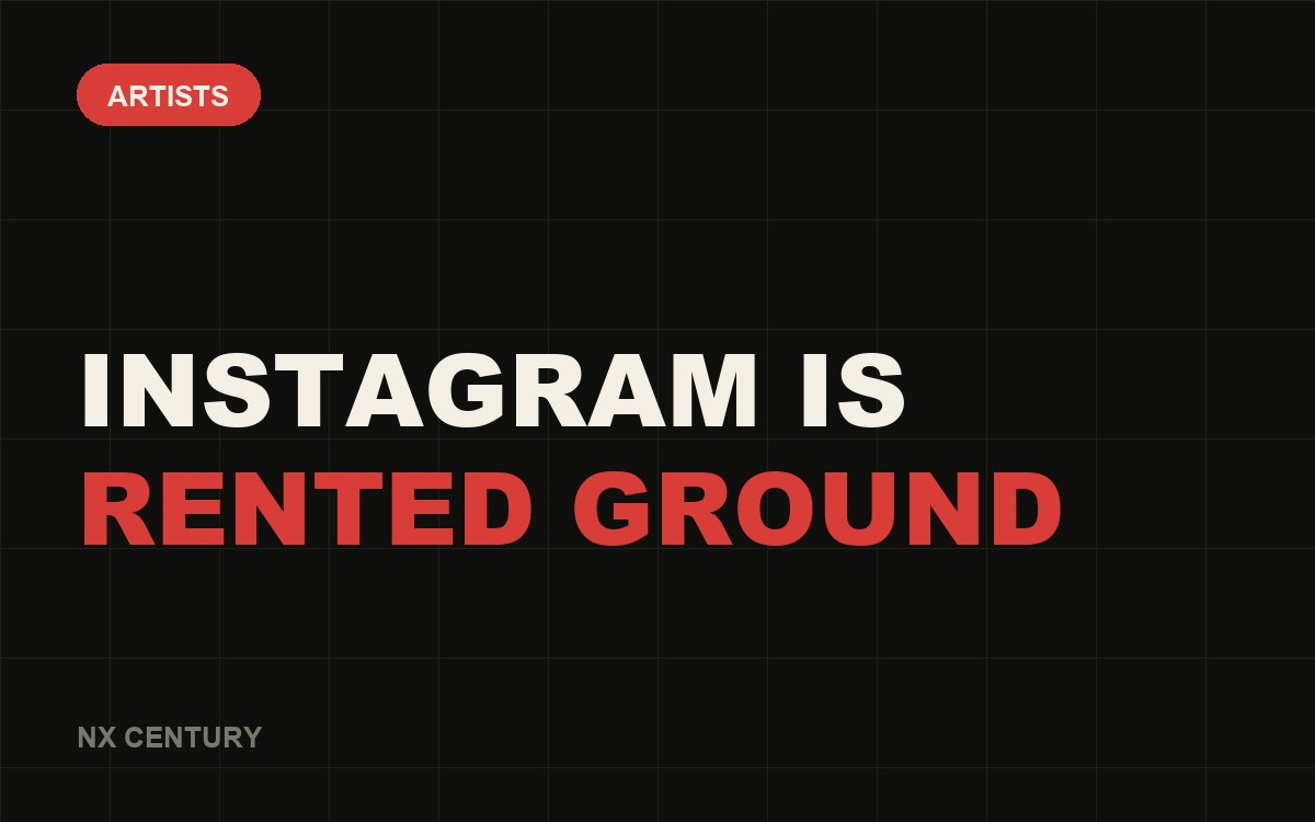 Artists: Instagram is Rented ground