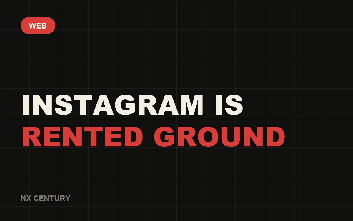 Web: Instagram is Rented ground