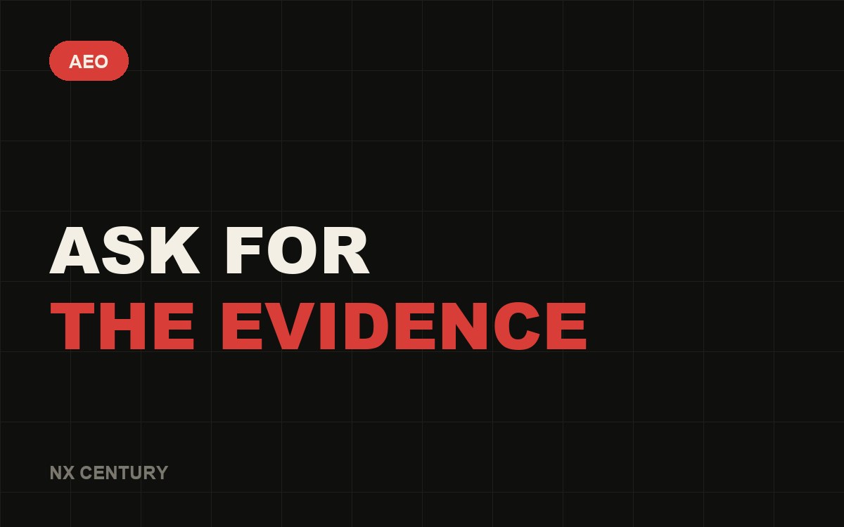 AEO: Ask for The evidence