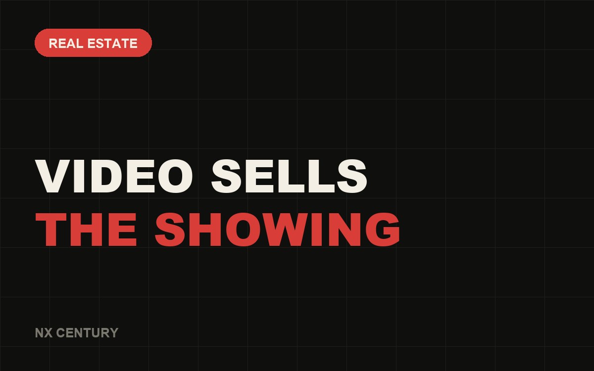 Real estate: Video sells The showing